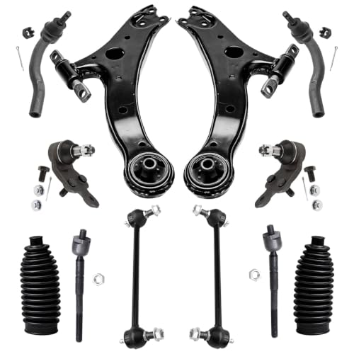 Detroit Axle - 12pc Front End Suspension Kit for 2007-2011 Toyota Camry - size: 12CS58114/12PC