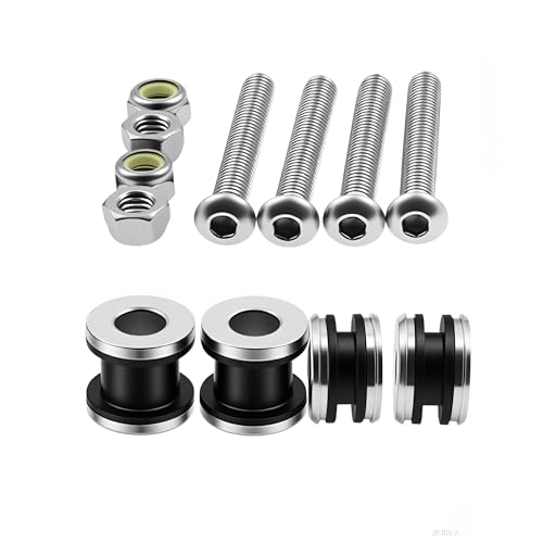 Quick Release Docking Sissy Bar Hardware Kit Fits for Harley Sportster XL Detachable Sissy Bar 2004-2017, chrome#5 - color: chrome#5