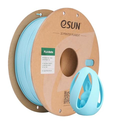 eSUN Matte PLA Filament Light Blue, 3D Printing PLA Filament 1.75mm - color: 2.matte Pla-light Blue