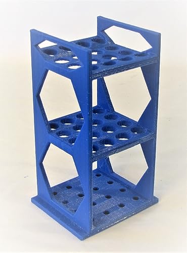 Stand for Glass Thermometers, Small Lab Rack, Hole Diameter 9 mm (5x5 25 Holes) - style: 5x5 25 Holes