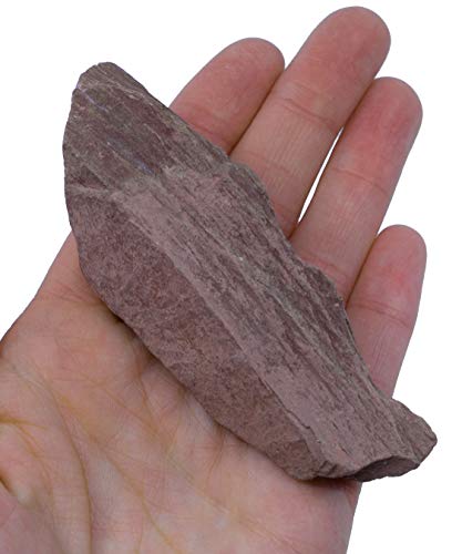 EISCO Raw Red Slate, Metamorphic Rock Specimen - Hand Sample - Approx. 3" - Geologist Selected & Hand Processed - Great for Science Classrooms