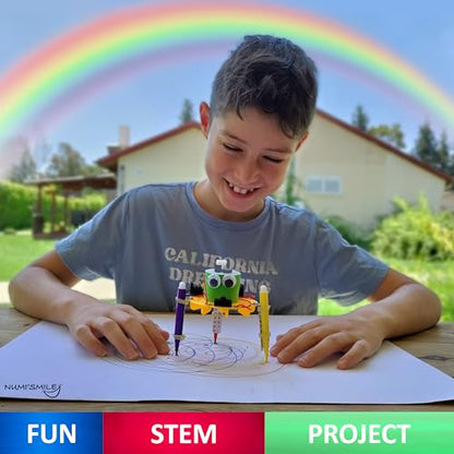 DIY STEM Engineering Educational Toys for Kids 8-12 Arts and Crafts Kits - color: Green- 3 Robotic Sets