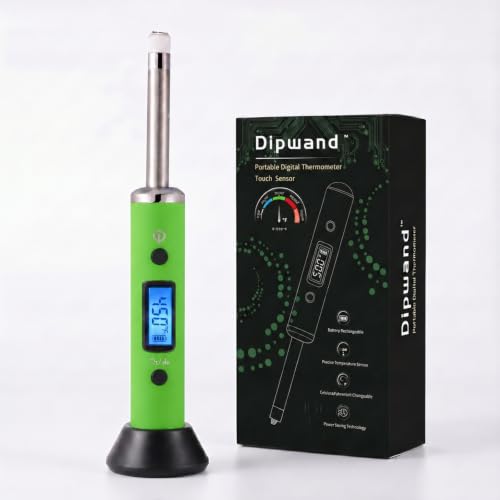 Real-time Temperature Reading Device, Digital thermocouple Thermometer Kits - (Green) - color: Green