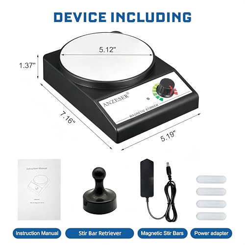 Magnetic Stirrer Set Corrosion-Resistant Magnetic Stir Plate (Non-Heating) - style: Stirrer Set