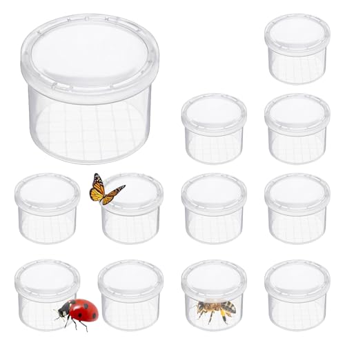 12 Pcs Bug Viewer Critter, Magnifier Bug Catcher Cage