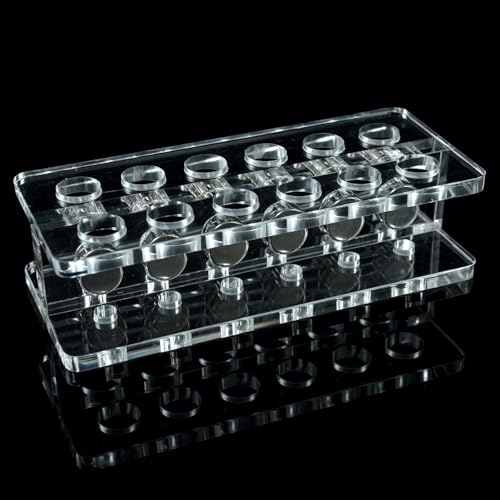 Compact Magnetic Separation Racks for Preliminary Magnetic Beads Purification, for for 1.5ml/2ml centrifuge Tubes, 12-Wells - size: 1.5ml/2ml 12-well