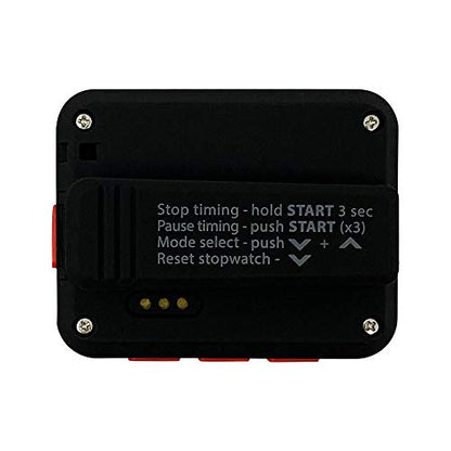 Gymboss Charge Interval Timer and Stopwatch - color: Black / Red
