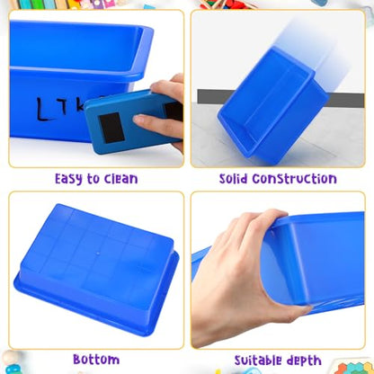 Hoteam Mix 5Pcs Paper Trays for Classroom Turn in Paper Tray, 14x10x3inch - size: 14x10x3inch