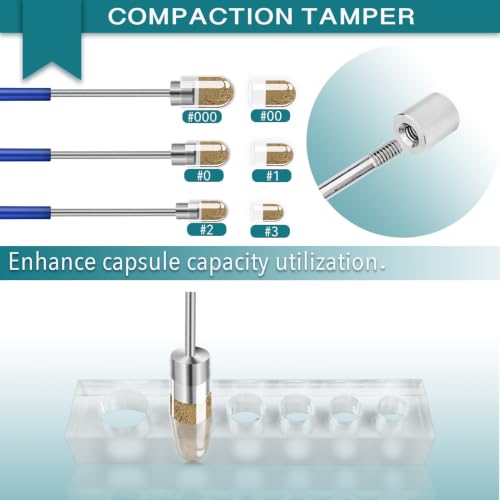 Versatile Easy Capsule Filling Tool Kit for Empty Gel Capsules