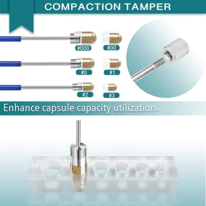 Versatile Easy Capsule Filling Tool Kit for Empty Gel Capsules