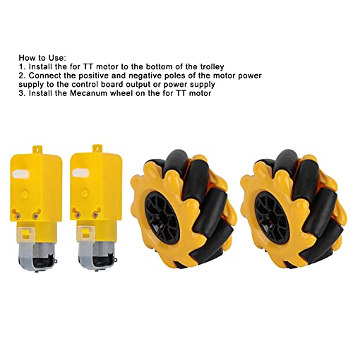 Robot directional Wheel, Wheels Kit Industrial 4Pcs for Smart Car