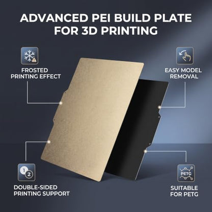 200x300mm Double Sided PEI Magnetic Flexible Build Plate for 3D Printer Heated Bed and Print Surface Accessory
