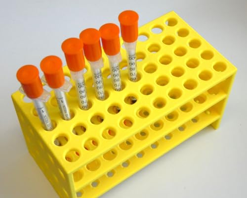 Syringe Rack, Plastic Stand, Syringe Holder, Organizer (1ml 5x10 D8mm) - size: 1ml 5x10 D8mm