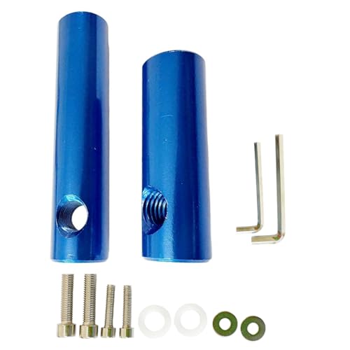 Steering Damper Mounting Bracket Kit Compatible with V5 11 inch Electric Scooter, Motorcycle Stabilizer Mount, Easy-Install Damper Bracket for V5 Scooters & Motorcycles (Blue) - color: Blue