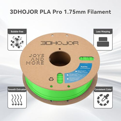 3DHoJor PLA+ 3D Printer Filament Peak Green,1KG - color: Peak Green