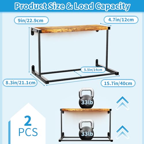 2 Pack 3D Printer Filament Storage Rack, Wall Mount Filament Spool Holder
