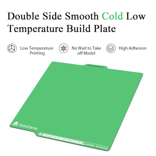 Cool Plate for Lab X2D/P2S/P1S/P1P/A1/X1C Low Temperature Cold Build Plate - color: Green, size: P2S/P1S/P1P/X2D/X1C/A1