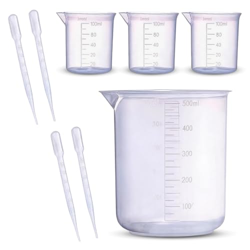 Plastic Graduated Beaker set, for Lab Kitchen