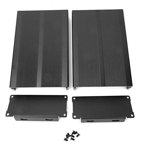 Aluminum Cooling Case for Electronic DIY Circuit Board, Heat-Dissipating Enclosure with Electromagnetic Shielding, 40x97x150mm Protective Box for Power Amplifier, GPS, HiFi