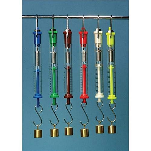 United Scientific™ Spring Scale, Clear Plastic Body, 5000G / 50N, Graduation 100G/1N, Yellow, 1 Each - size: 1 Count (Pack of 1)