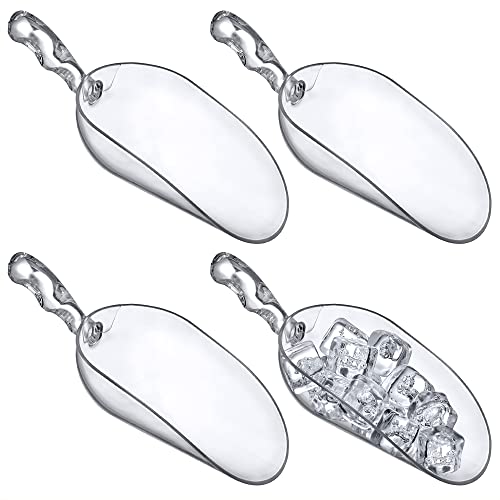 Amazing Abby - Elsa - 24-Ounce Plastic Ice Scoops (Set of 4), Plastic Utility Scoops, BPA-Free, Food-Grade, Shatter-Proof, Good for Kitchen and Restaurant, Perfect for Home and Commercial Use - style: 24 oz, 4-Pack