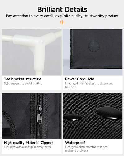 Creality Official 3D Printer Enclosure Fireproof and Dustproof Tent Constant Temperature Protective Cover Storage 480*600*720mm for Ender 3/Ender 3V2/Ender 3S/S1/S1 Pro/Ender 3Pro/Ender 3 Neo/3 V2 Neo - color: Ender 3 Enclosure