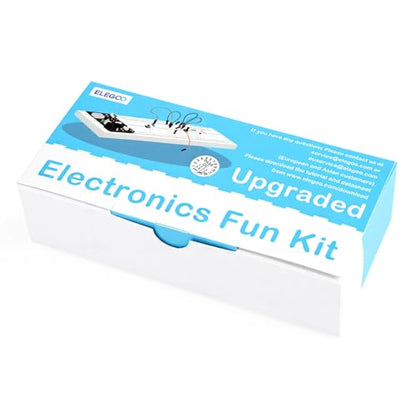 ELEGOO Upgraded Electronics Fun Kit w/Power Supply Compatible with Arduino