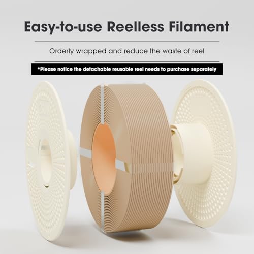 eSUN PLA+ Refilament 1.75mm, 3D Printer Refill PLA Plus, Dimensional Accuracy +/- 0.03mm, 1KG Spoolless 3D Printing Filament for 3D Printers, White - color: White-tz, size: PLA+ Refilament 1.75mm 1KG