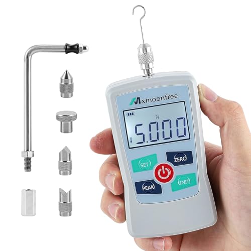 5N Digital Force Gauge Push Pull Tester Portable with Case - size: 5N