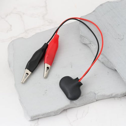 OTOTEC 10x 9V Battery Snap Connector Dual Alligator Clips with Leads 18cm for Experimental Testing Repair Applications