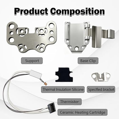 AD5X Hotend Heating Assembly Kit Heat Resistant Quick Swap - size: For AD5X