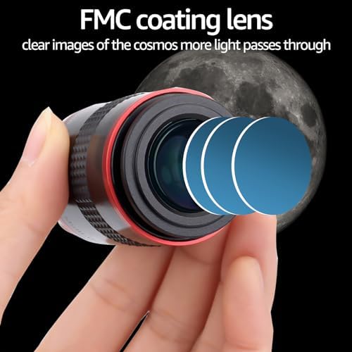 SVBONY Telescope Eyepiece, 9mm Focal Length, 1.25" Redline Eyepiece, 68° UW - size: 9mm