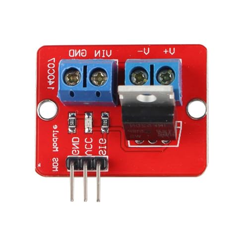 5-Pack IRF520 MOSFET Driver Module, 0-24V 5A Switch