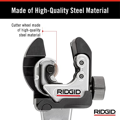 RIDGID 32573 Model 118 2-in-1 Close Quarters Tubing Cutter for 1/4" to 1-1/8" Copper, Brass, and Aluminum Tubing, Compact tubing cutter with AUTOFEED - size: 13 x 6.75 x 2 inches