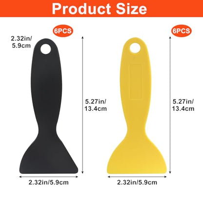 Zorfeter 12 PCS Plastic Spatula for 3D Printing Resin Removal