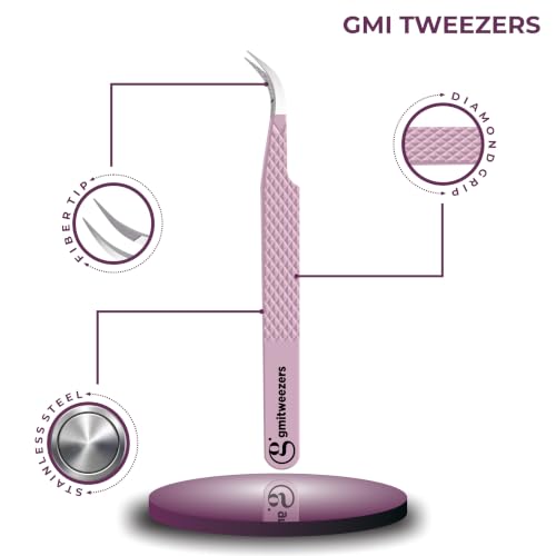 Fiber Tip Lash Tweezers For Eyelash Extension Tweezers Professional