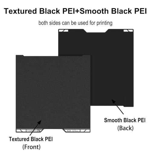 355x346mm Double Sided PEI Build Plate for Bambu Lab H2D/H2S - size: 355x346mm
