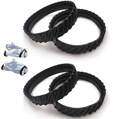 AR-PRO (4 Tracks) R0526100 Upgraded Version Track Replacement | Compatible with MX8/MX6 In-Ground Pool Cleaner/Made of Premium, Heavy Duty Rubber - Improving the Parts Life Cycle by 50% - size: 2-Pair Track(R0526100)