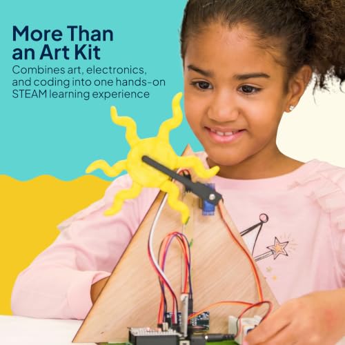 Art Electric STEAM Interactive Kit Lights Moves Plays Music 12+