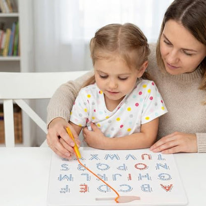 LovesTown Magnetic Alphabet Tracing Board for Kids