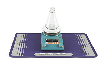 Heathrow Scientific Silicone Lab Mat, Large, Resuable, Purple/Grey,