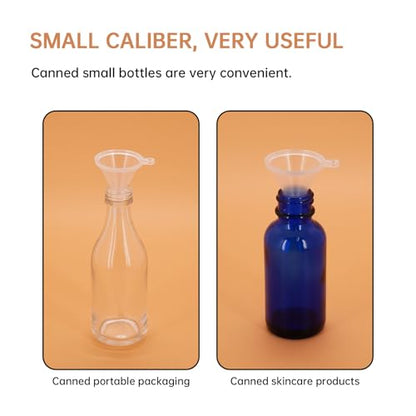 Mini Funnel 4-Pack for Lab Bottles, Sand Art, Perfume, Spice, Powder, Essential Oil, Recreational, Kitchen Food Grade Small Plastic (4colors) - color: 4colors