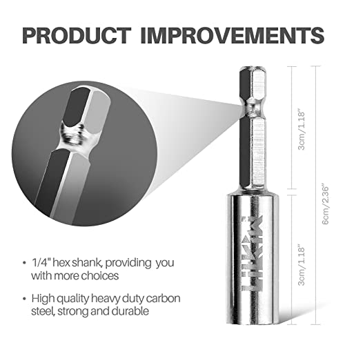 8PCS Rotary Drill Saw Blades(with 1PCS 1/4" Hex Shank,1PCS 1/8" Round Shank,1PCS 1/4" Round Shank),HSS Saw Disc Wheel Cutting Blades for Drills Rotary Tools - style: 8PCS(3*Shanks+5*Blades)