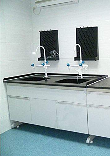 Lab Drying Rack 52 Pegboard, Black - color: Black, size: 52pegs