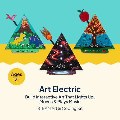 Art Electric STEAM Interactive Kit Lights Moves Plays Music 12+