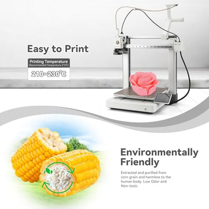 3DHoJor PLA+ 3D Printer Filament Pink,1KG - color: Pink