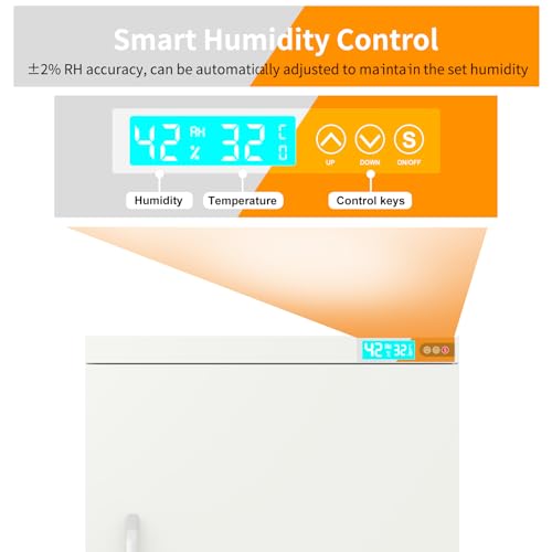 3D Printer Stand with 180L Dehumidifying Storage | 25% RH Control - color: White-DM