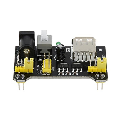 5Pcs MB102 Breadboard 3.3V 5V Power Supply Module DC 6.5-12V USB Fit for Arduino