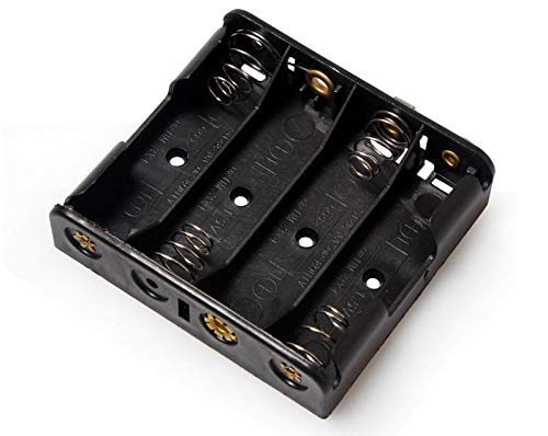 Corpco 4 x AA Battery Holder with Standard snap Connector 6V Output Type BH341 2 Pack