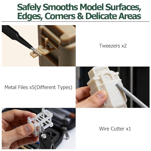 Complete 3D Printer Tools Kit for Printer Maintenance Trimming Detail Work